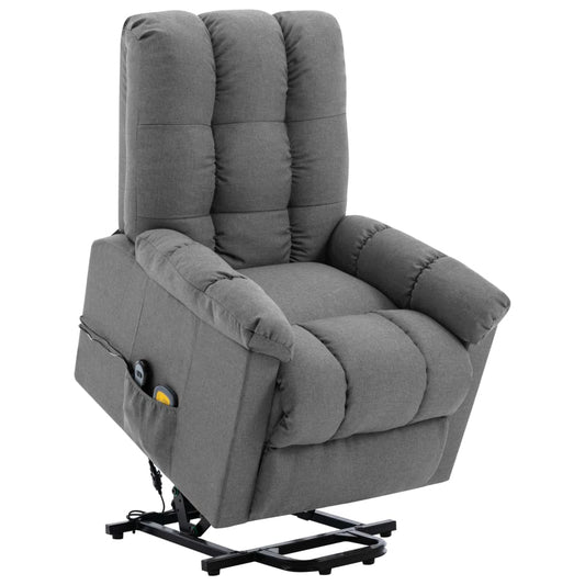 vidaXL Power Lift Recliner Electric Lift Chair for Home Theater Cinema Fabric